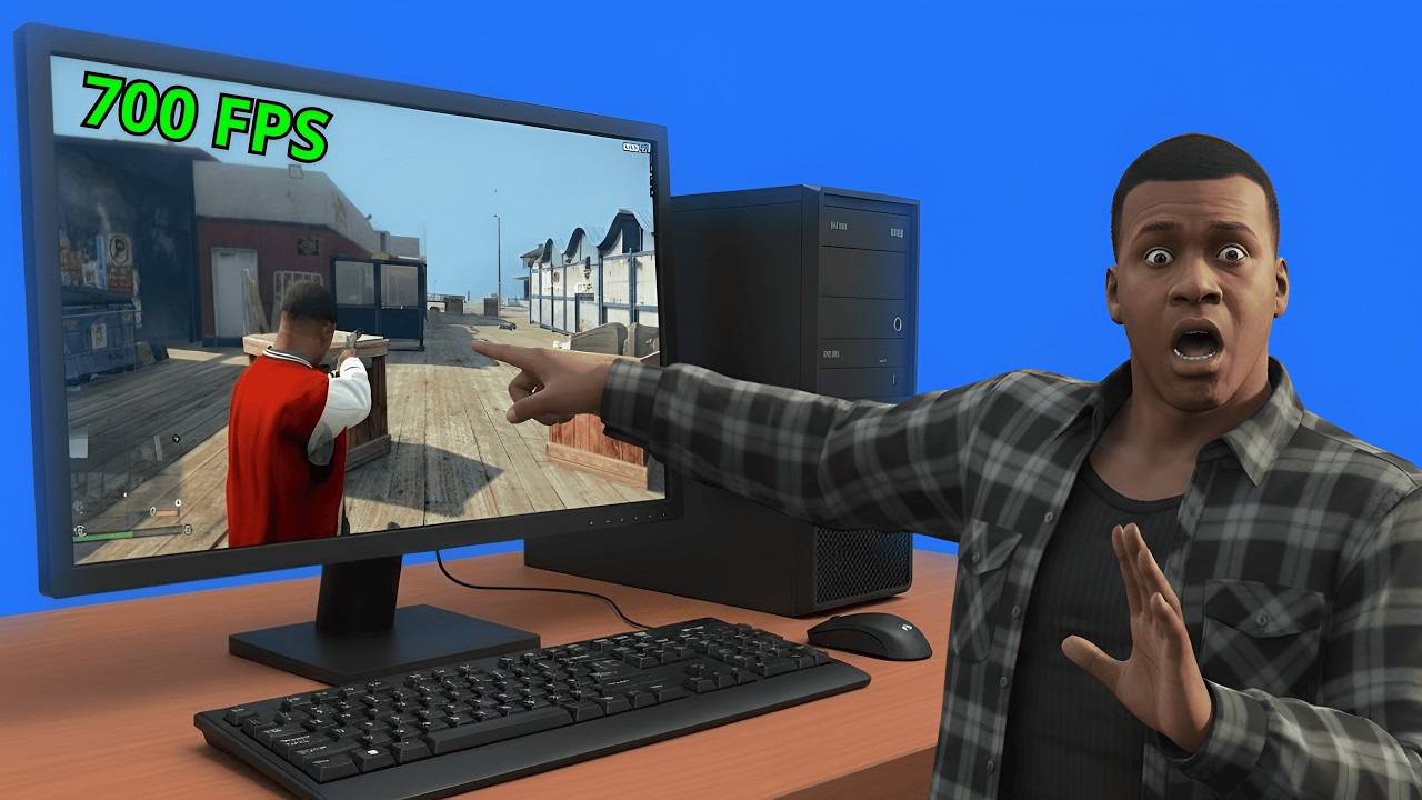 ASI LOGRÉ correr GTA 5 en una PC de OFICINA (4 GB DE RAM)