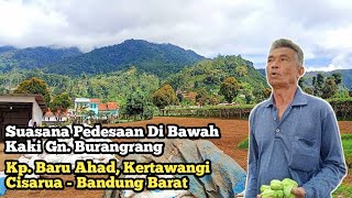 Suasana Pedesaan Di Bawah Kaki Gunung Burangrang, Kertawangi, Bandung Barat - Jawa Barat