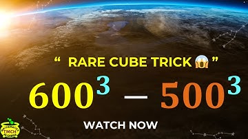 Olympiad Level Shortcut for 600³ − 500³  No Calculator | Germany Olympiad | Can You Solve?