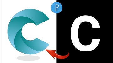 How To Make a Gradient Logo - pixellab logo design #003