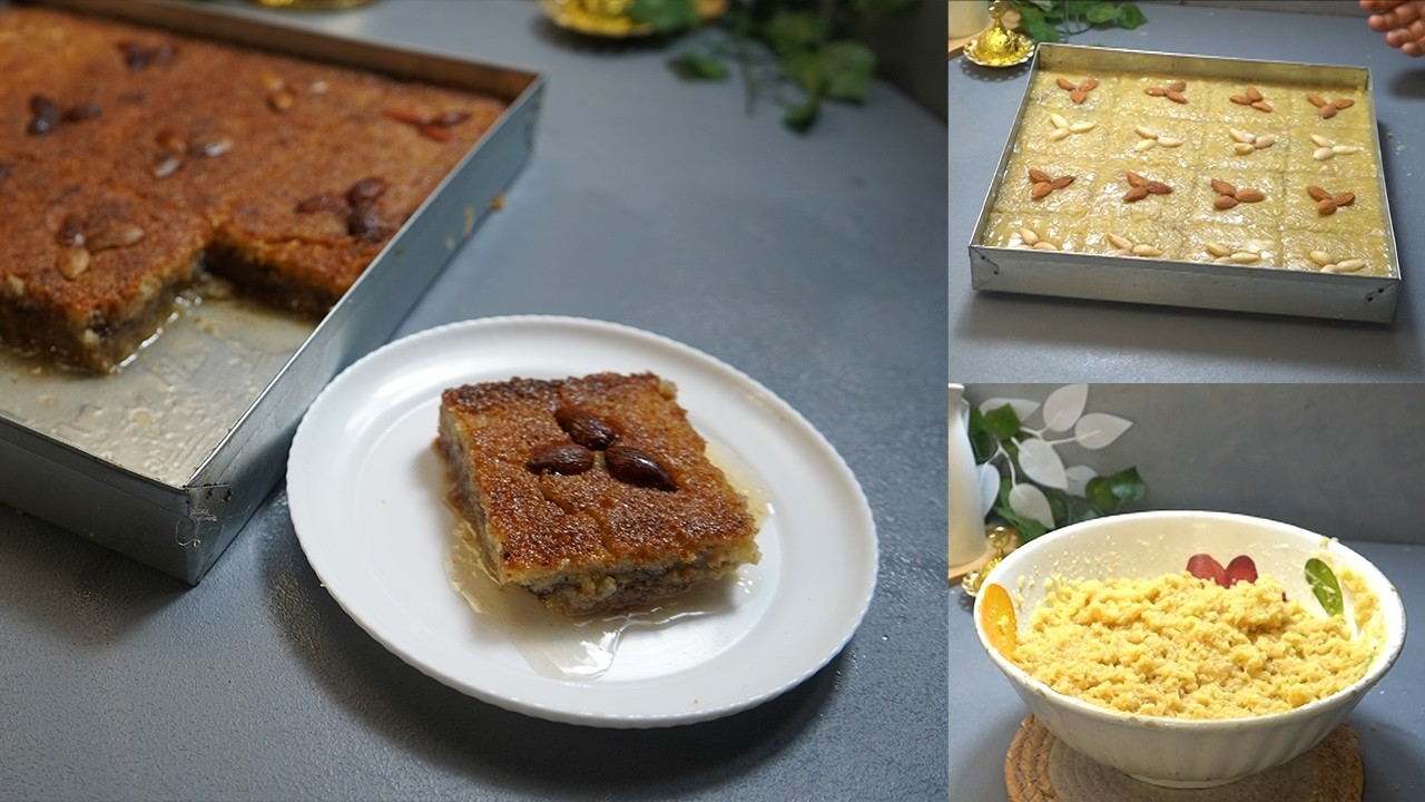 وصفة قلب اللوز لذيذة جدا👌🏻 على طريقة المحلات مع جميع الاسرار لتخليه اجيك طري و معسل و بنتوا روع 😍