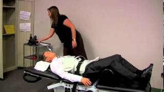 Chattanooga Triton DTS Traction Table Instructions for Lumbar Traction