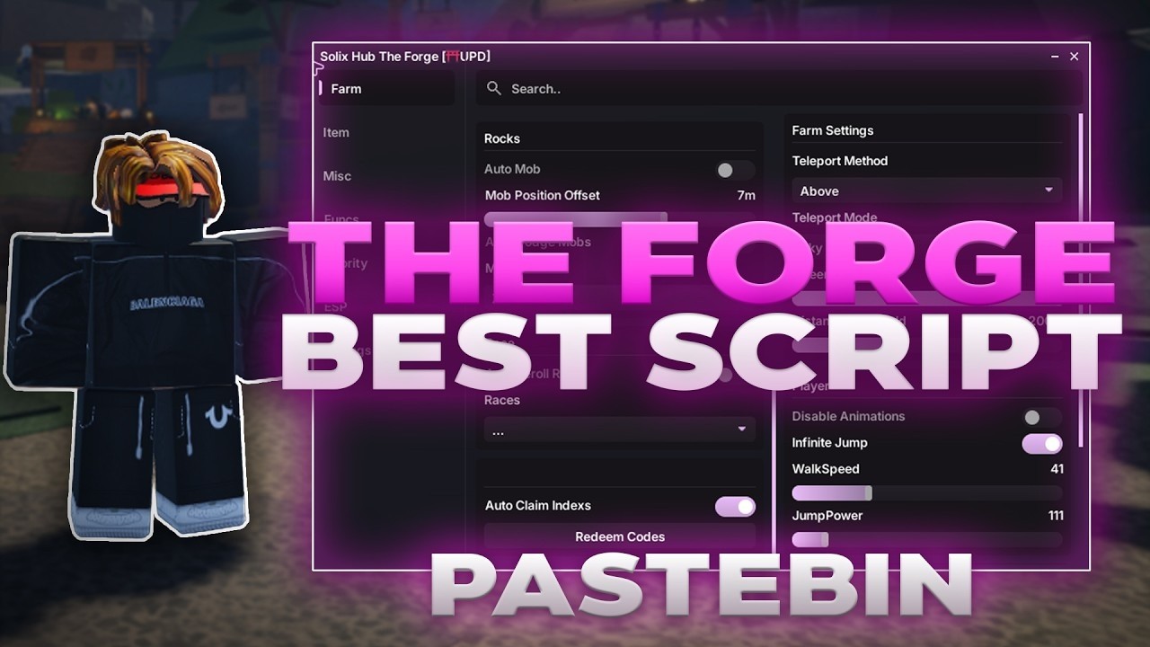 [UPD] The Forge Script | Auto Farms, Auto Forge, Teleports & More ...