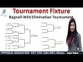 Tournament fixture knockout tournament  bagnallwild elimination tournament