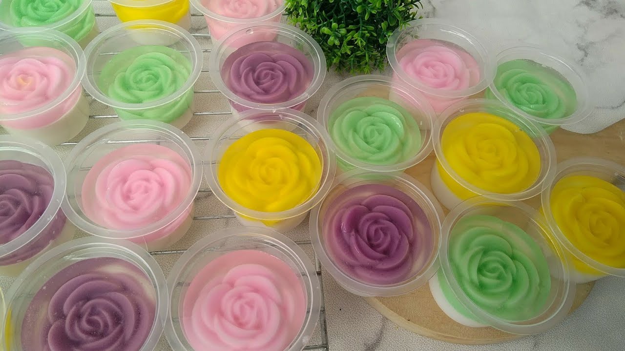 Очень красивый! Стеклянный розовый пудинг