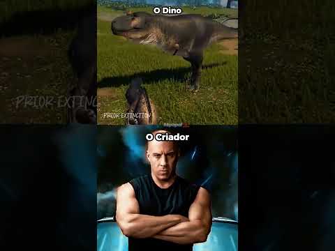 Ó Criador TIRANOSSAUROS, BRACHIOSAURUS, SPINO, CARNOTAURO (Prior Extinction - Roblox) #edit #shorts