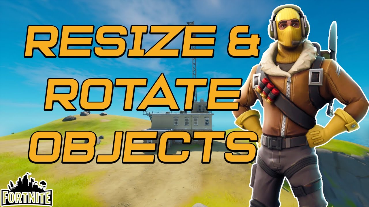How to Resize Objects and Rotate Them in Fortnite Creative Mode | Fortnite Tutorial (2025)