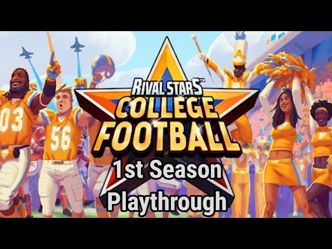 Rival Stars College Football | Full 1st Season Gameplay Playthrough