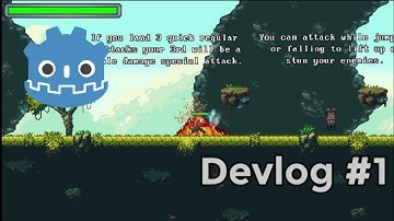Simple character and terrain! - Liyf Devlog #1 (indie 2D platformer in Godot)