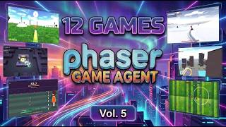 🌍 AI Builds Games in Any Language Now | Phaser Game Agent Vol. 5 🕹️