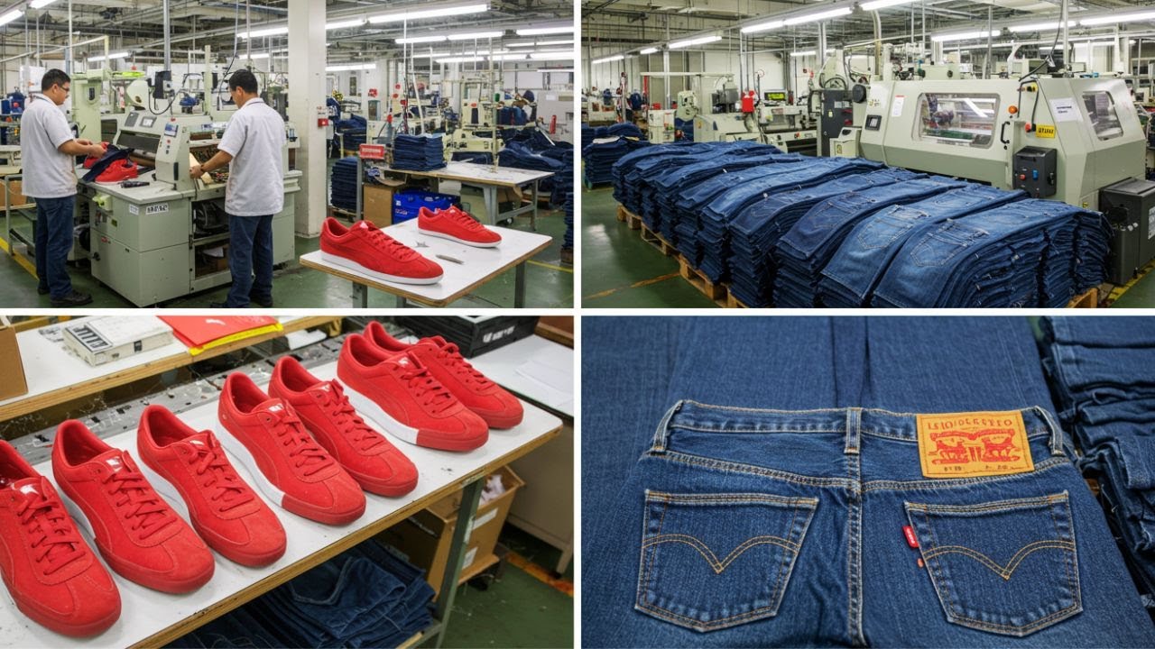 How It's Made:  Levi's Jeans, Puma Shoes, Vans Shoes, Gold Jewelry