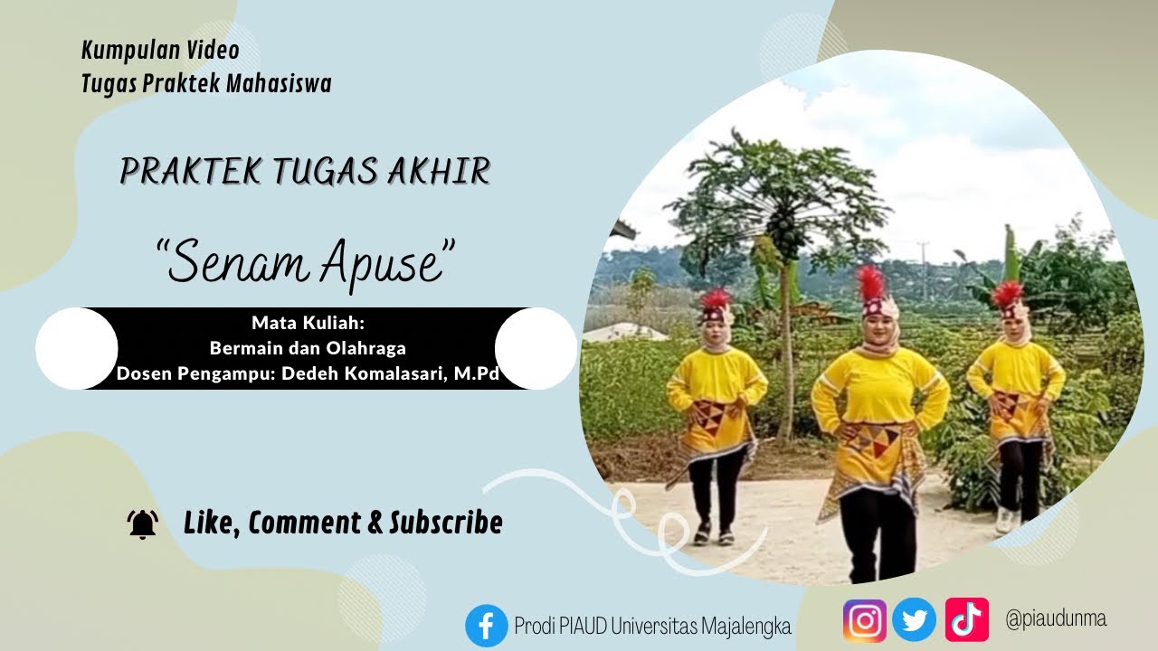 Senam Apuse? Asik pokoknya deh | Tugas Mahasiswa PIAUD UNMA