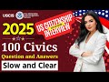 2025 random 100 civics questions and answers - US citizenship interview I N400 Interview