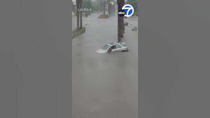 Tropical Storm Hilary floods Palm Springs area