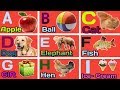 A For Apple B for Ball C for Cat | ABC Phonics Song With Image | ABCD Alphabet | Alphabets