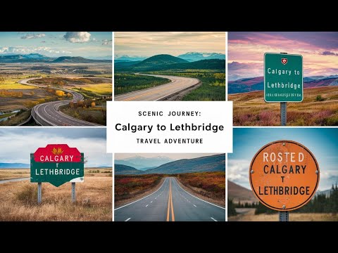 Calgary to Lethbridge Travel Video 2160p