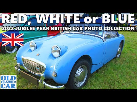 Red, White & Blue British cars | Jubilee collection of classic & vintage car photos 1920s-1980s