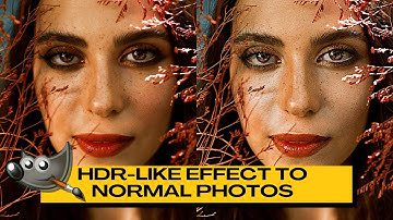 How to Add HDR like Effect to Normal Photos Using GIMP