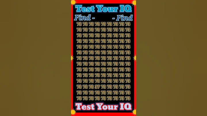 Test Your IQ Find 37 #shorts  #iqtest #viral  #youtubeshorts #trending #trendingshorts #viral