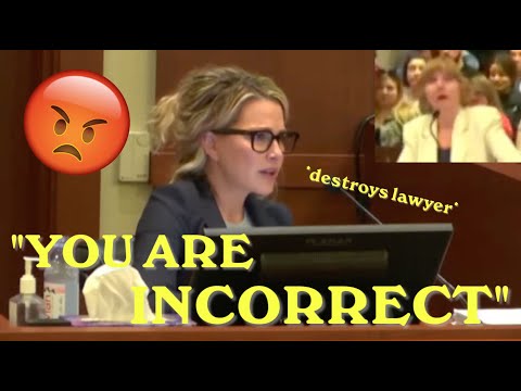 Johnny Depp's psychologist being a SAVAGE in court