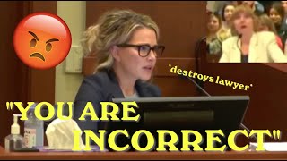 Johnny Depp's psychologist being a SAVAGE in court