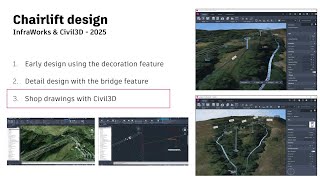 3 - Shop drawings with AutoCAD Civil3D from InfraWorks project ( IMX )