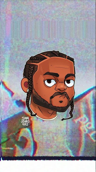 Hip Hop - Kendrick Lamar Cartoon Art Wallpaper Download