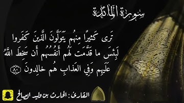 لعن الذين كفروا من بني إسرائيل على لسان داوود وعيسى ابن مريم .. تلاوة مميزة  القارئ #الحارث_الصالح