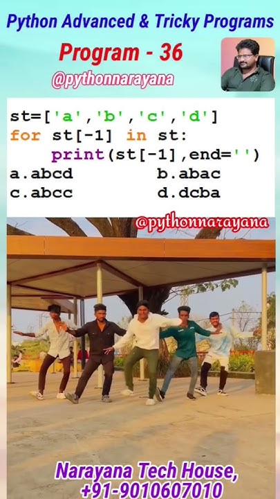 Python Advanced & Tricky Program - 36 - YouTube