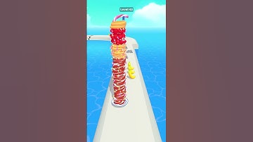 Pancake Run 🧁🥮 Gameplay Walkthrough All Levels Android İos Part 34 #shorts