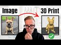 How to Turn an Image into a 3d Print Model - Super EASY!
