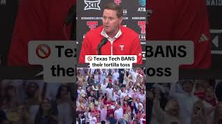 Texas Tech Says No To Tortilla Toss