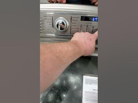 Kenmore Elite washer diagnostic mode 796.31523211 - YouTube