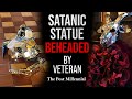 Satanic idol at Iowa State Capitol BEHEADED