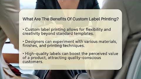 What Are The Benefits Of Custom Label Printing? - Graphic Design Nerd