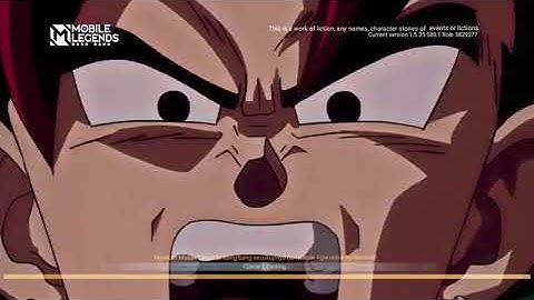 Dragon Ball Goku × Mobile legends background Intro