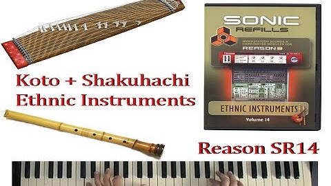 Reason 8 - Ethnic Instruments (KOTO + SHAKUHACHI) Sonic Reallity 14 Refill Test