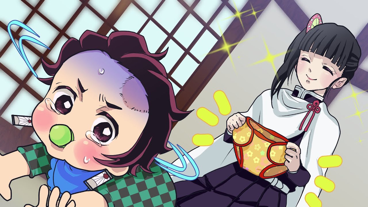 [Убийца демонов x Имитация голоса] Что, если бы Танджиро превратился в младенца и о нём заботилас...