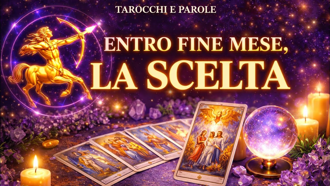 SAGITTARIO ♐️ ENTRO FINE MESE LA SCELTA💚💥