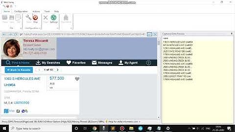 How to obtain data from the details pages of MLSMatrix website using Webharvy | Open Popup