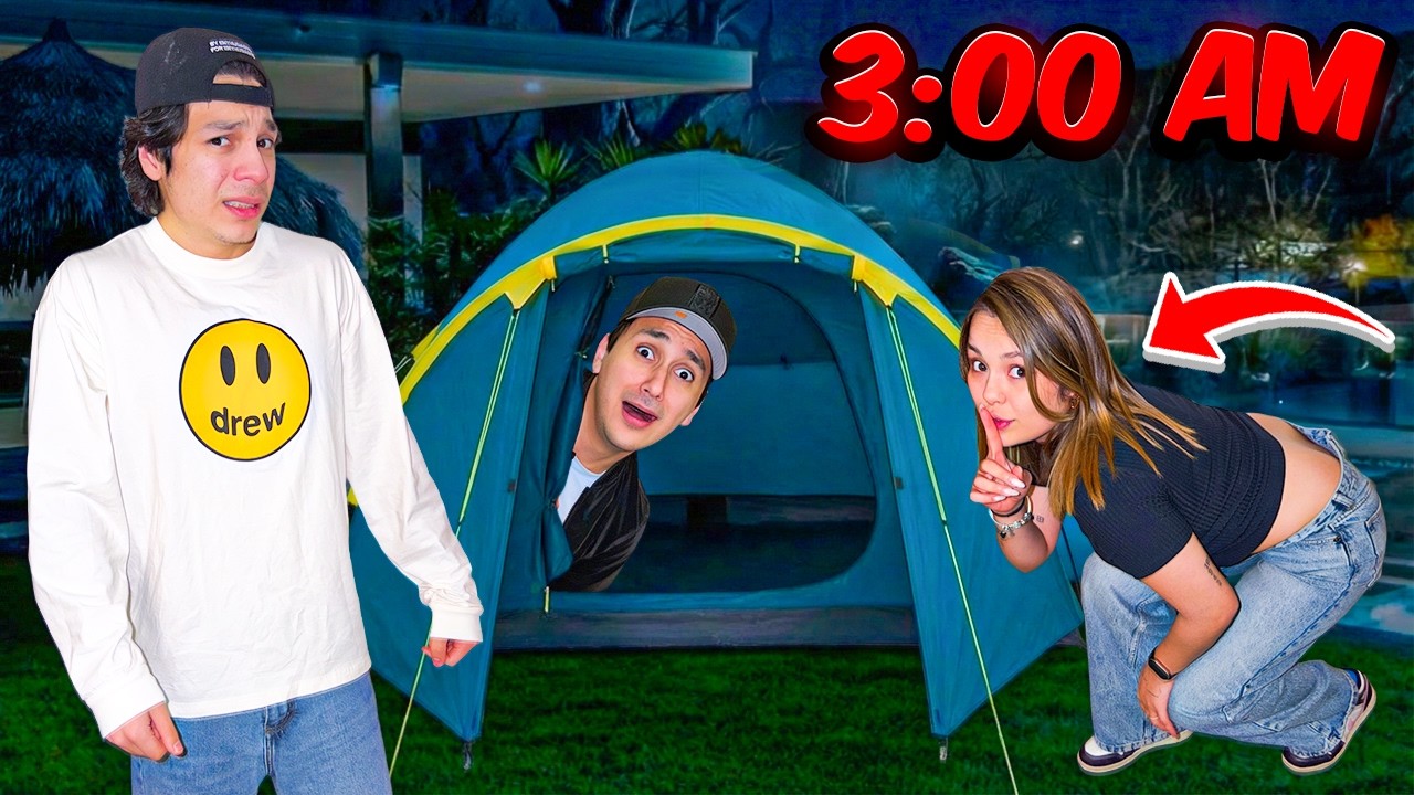 ACAMPAMOS EN EL JARDÍN DE LA CASA DE YAIR17 Y SUCEDEN COSAS MUY EXTRAÑAS - Barbie Pvm