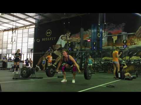 Tia-Clair Toomey with an 87.5kg snatch (5kg PR) at the Torian Pro!