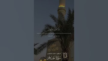 القارئ| ماجد الحازمي