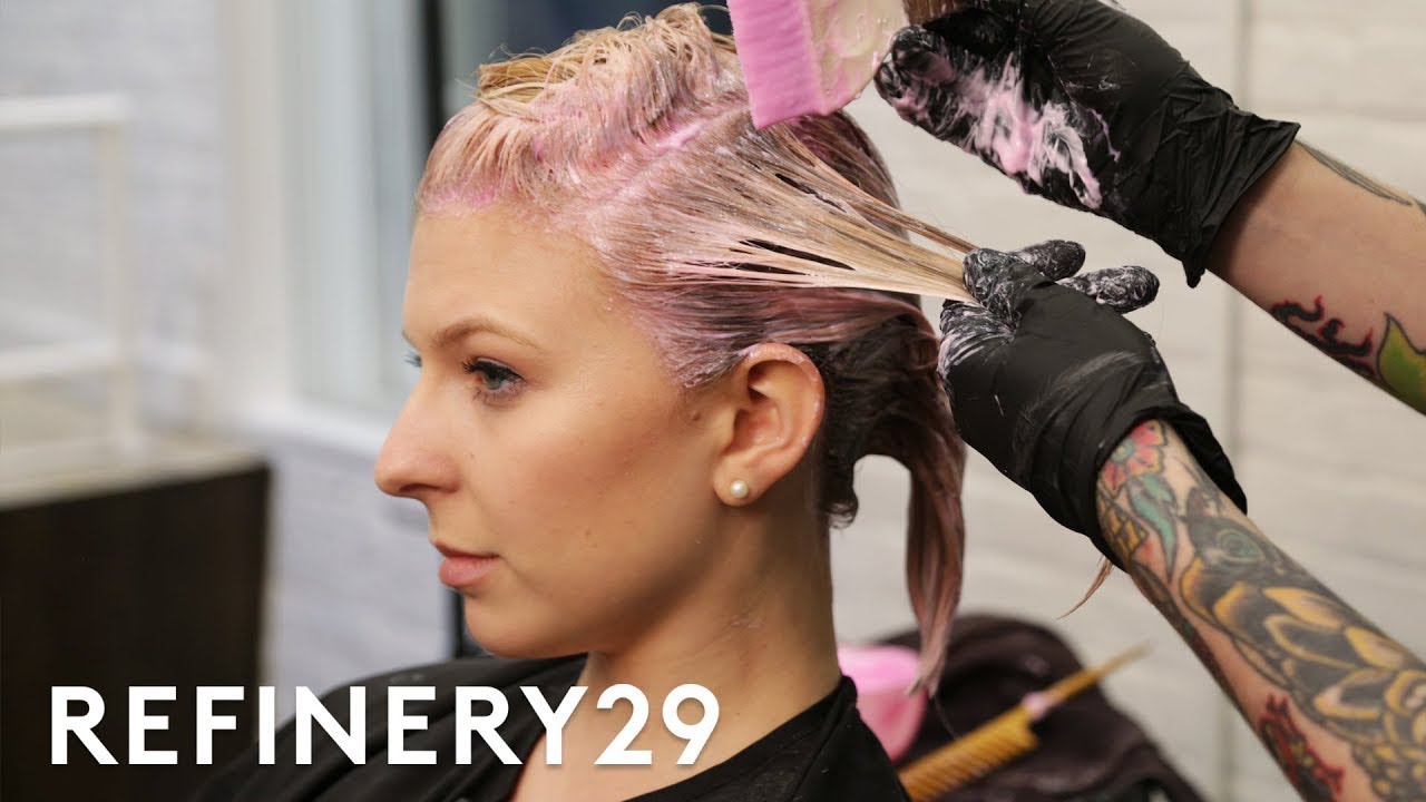 I Dyed My Blonde Hair Rose Pink | Hair Me Out | Refinery29