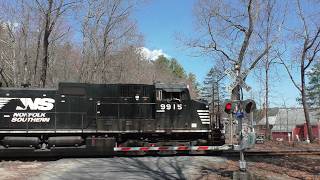 NS 264 at Newell Hill Road Railroad Crossing, Sterling, MA