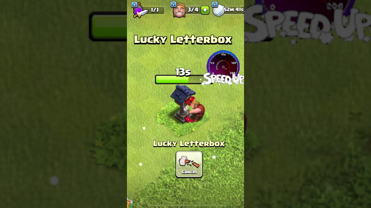 What we get after digging Lucky Letterbox - Clash of Clans