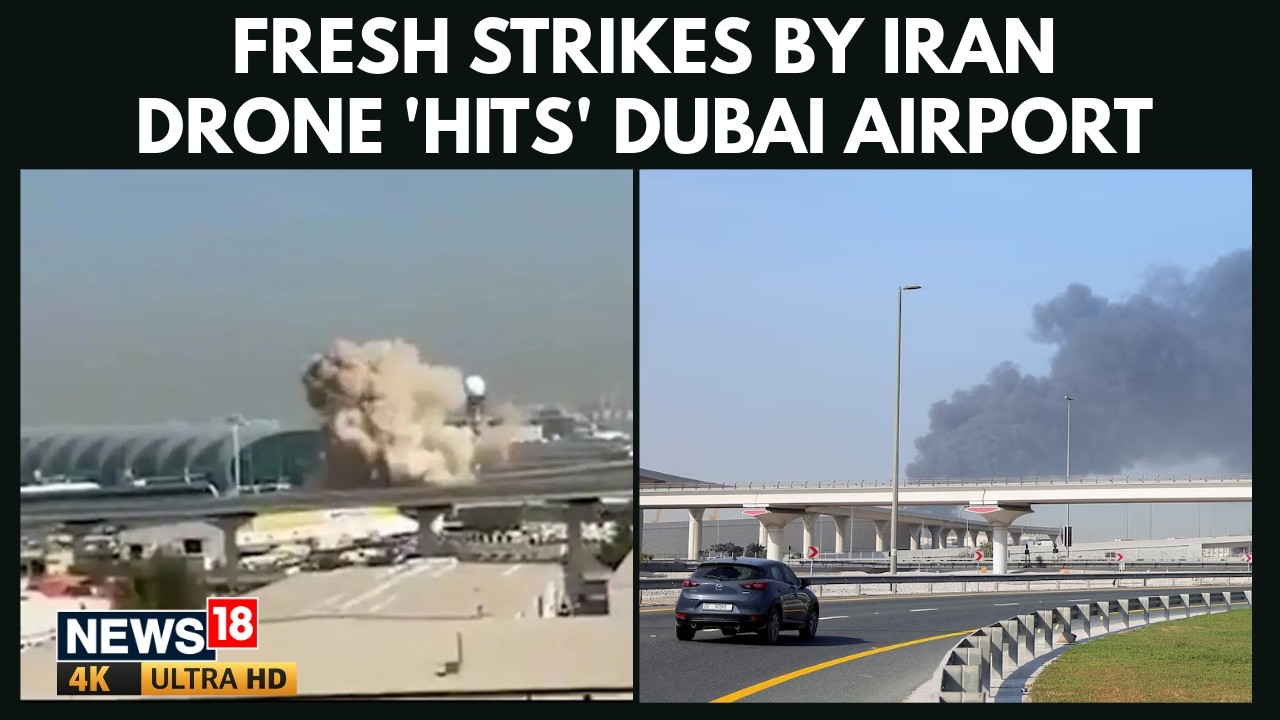 BREAKING: Explosions Near Dubai Airport After Suspected Iranian Drone Strike | Iran War | 4K