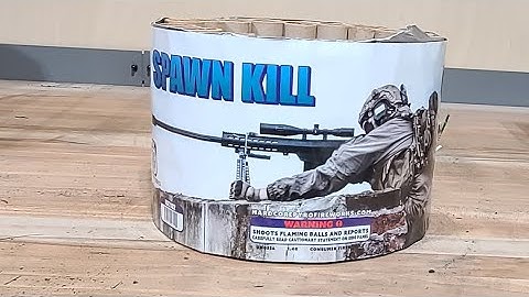 Spawn Kill 350 gram by Hardcore Pyro!! Another sick cake from Pyromaniacs! Check them out!!