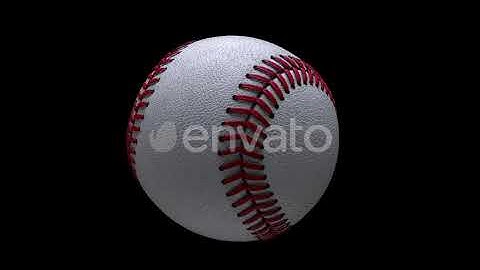 Realistic Baseball Seamless Loop With Alpha Matte | Motion Graphics - Envato elements