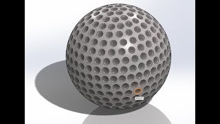 Golf Ball in SolidWorks Tutorial